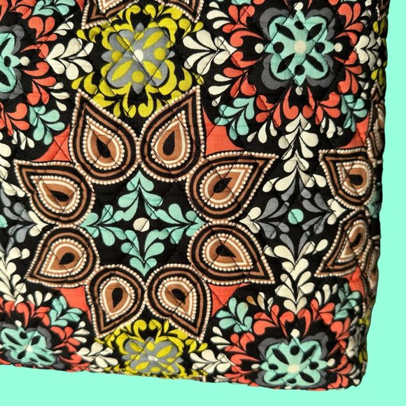 Two-Piece Vera Bradley Set Retired Sierra Villager Tote Bag Crossbody Wallet EUC - Picture 8 of 16